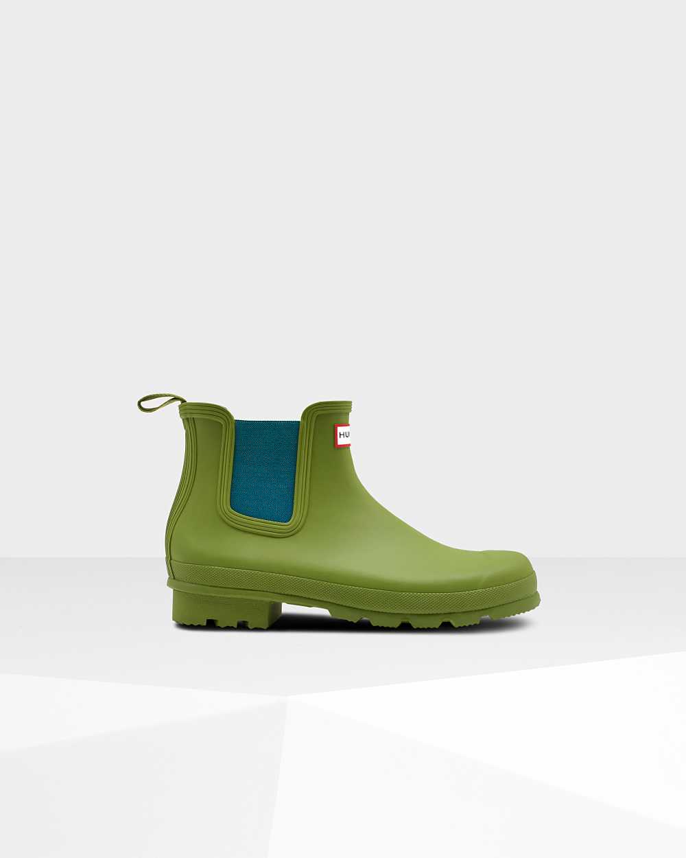 Hunter Men's Original Chelsea Boots Green,QIWZ04593